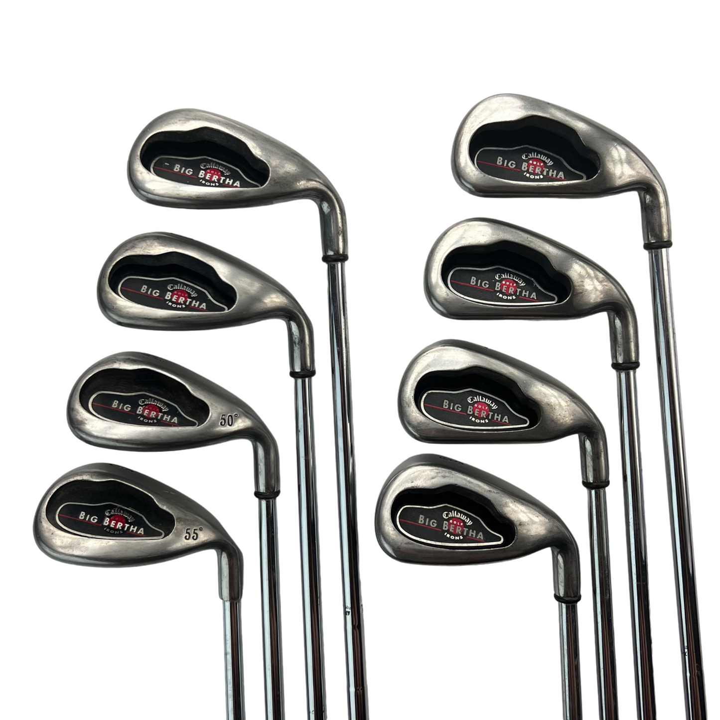 Callaway Big Bertha 2004 Irons / 5-10-PW-SW / Uniflex Callaway Big Bertha Shafts