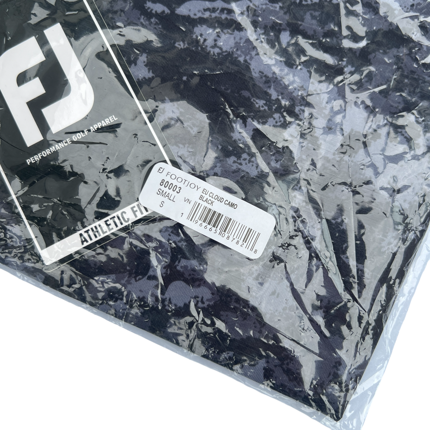 NEW FootJoy Mens Cloud Camo Polo / Black / Size Small
